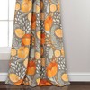 Set of 2 Poppy Garden Light Filtering Window Curtain Panels - Lush Décor - 4 of 4