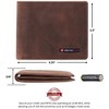 Alpine Swiss Connor Executive Bifold Wallet | Business Passcase for Men | Premium Leather | Dual ID Windows | RFID Blocking | Gift Box Included - 3 of 4