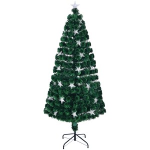 Cesicia Artificial Spruce Chritsmas Tree with Metal Stand, for Holiday Decoration - 1 of 4