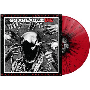 Go Ahead & Die - Unhealthy Mechanisms - Red & Black Splatter (Vinyl) - 1 of 1