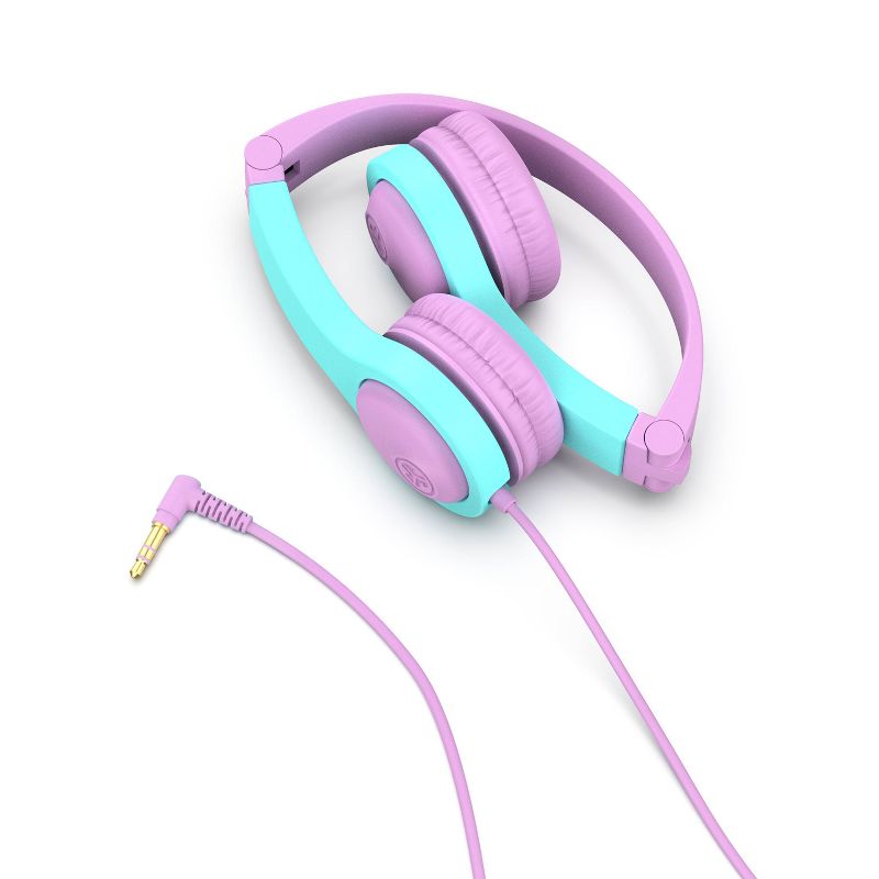 JBuddies Gen 2 Folding Kids Wired Headphones - Purple/Teal, 5 of 17
