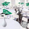 Big Dot of Happiness Green Grad - Best is Yet to Come - Triangle Green Graduation Party Photo Props - Pennant Flag Centerpieces - Set of 20 - 2 of 4