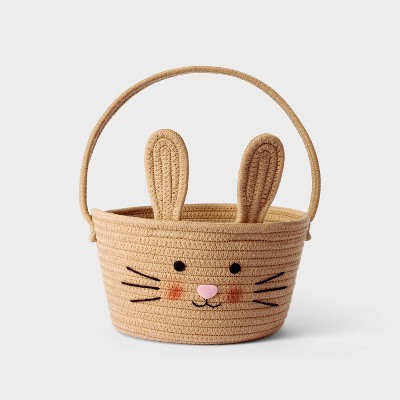 Rope Easter Basket Brown Bunny - Spritz™