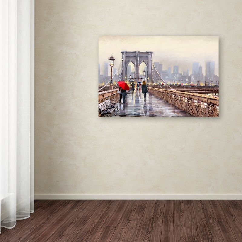 Trademark Fine Art -BBB Sales Only The Macneil Studio 'Brooklyn Bridge' Canvas Art, 3 of 4