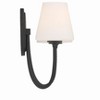 Crystorama Lighting Juno 2 - Light Sconce in  Black Forged - 4 of 4