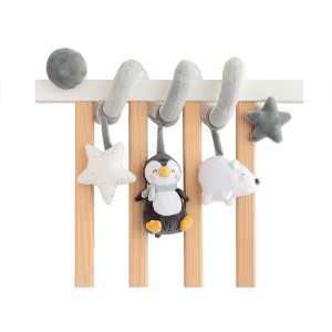 SARO Polaris Multi-Activity Spiral – Sensory Hanging Toy for Crib, Stroller & Car Seat | Soft Plush Developmental Toy for Babies - 1 of 2