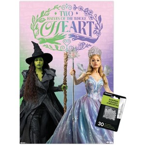 Trends International Wicked: For Good (2025) - Two Halves of the Whole Heart Unframed Wall Poster Prints - 1 of 4