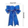 Unique Bargains Christmas Fabric Gift Bow Decoration 7.09"x9.06" 2 Pcs - 3 of 4