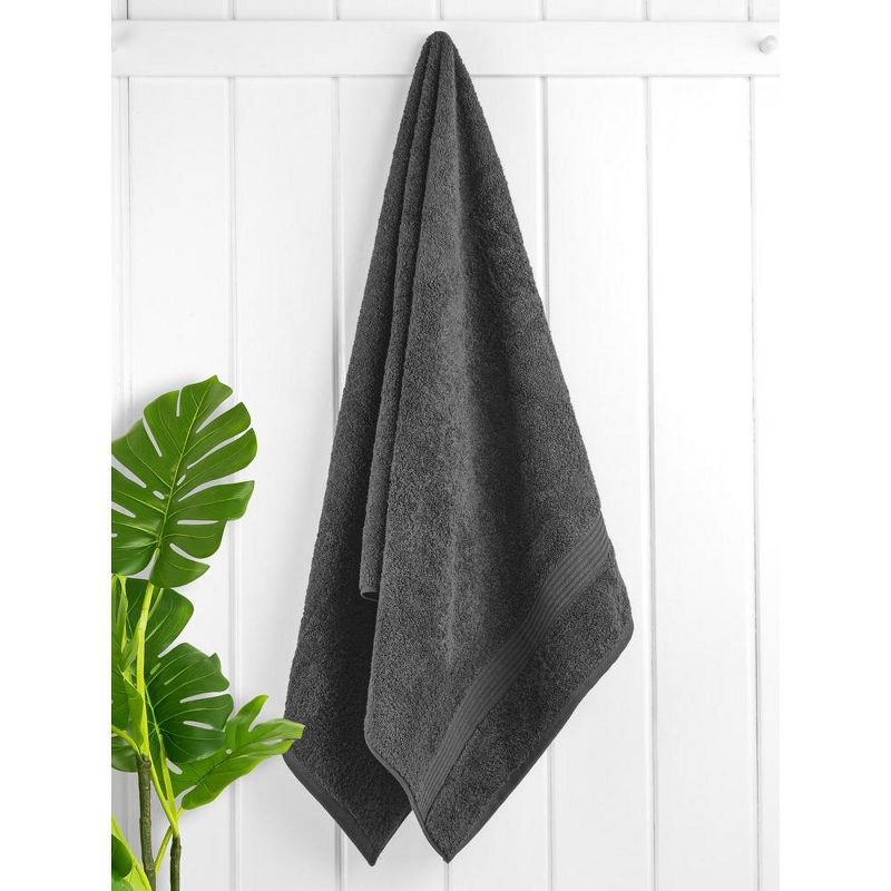 American Soft Linen Bekos 4 Pack Bath Towel Set, 100% Cotton Bath Towels for Bathroom, 2 of 8