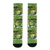 Teenage Mutant Ninja Turtles' Socks Men's Party Wagon Sublimated Crew Socks 1 Pair Fits Shoe Sizes 8-12 Green - 2 of 4