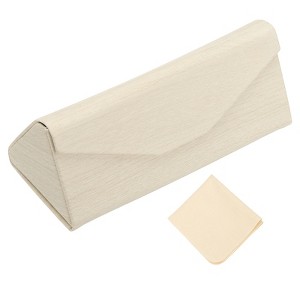 Unique Bargains Triangle Magnetic Foldable Glasses Case 1 Pc - 1 of 4