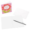 10ct Thank You Stationery Cards Floral Appreciation - 2 of 4