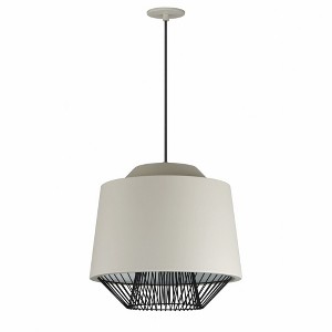 ET2 Lighting Phoenix 1 - Light Pendant in  Gray/Black - 1 of 3