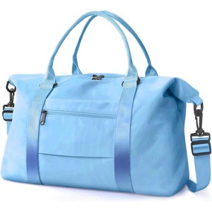 MaseiKar Travel Duffle Bag, Waterproof Weekender Bag Carry On Tote Bags for Women, Travel Essentials Sport Gym Bag for Men, Bag for Labor and Delivery - 1 of 4