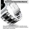Worryfree Gadgets Stainless Steel Two Tone Classic Band for Apple Watch 42/44/45/49mm - 3 of 4