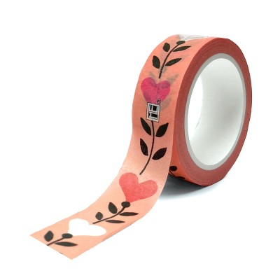 Mary Engelbreit Heart Vines Salmon Crafting Washi Tape