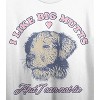 I Like Big Mutts And I Cannot Lie Crew Neck Short Sleeve Women's White Crop T-shirt - 2 of 3