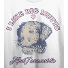 I Like Big Mutts And I Cannot Lie Crew Neck Short Sleeve Women's White Crop T-shirt - image 2 of 3