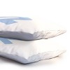 Deny Designs King April Lane Art Block Blue Monogram Q Microfiber Printed Pillow Sham - 3 of 3