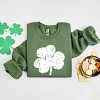 Simply Sage Market Grunge Clover Sweatshirt - 3 of 4