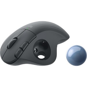 Logitech Ergo M575 for Business (Graphite) - Brown Box - Optical - Wireless - Bluetooth - 2.40 GHz - Graphite - 1.0 Each - USB - 2000 dpi - 1 of 4