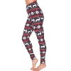 Women's One Size Fits Most Printed Leggings - One Size Fits Most - White Mark - 2 of 3