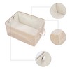 REGALWOVEN Cotton Collapsible Lightweight Sturdy Open Storage Bins 3 Pcs - 3 of 4