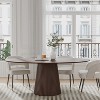 Lirago dinning table set of 4 67"L*33.5"W*30"H- Walnut - 3 of 4