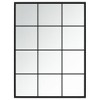 vidaXL Wall Mirror Black 31.5 in.x23.6 in. Metal - 2 of 4
