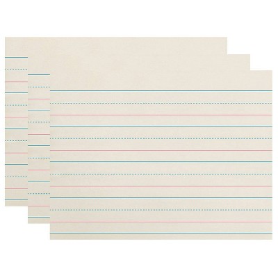 3pk 500 Sheets/pk Zaner-bloser Newsprint Handwriting Paper