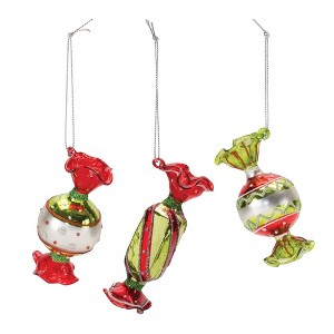 Glass Wrapped Candy Ornament (Set of 12) - 1 of 4