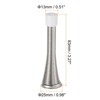 Unique Bargains Spring Steel Rubber Bumper Tips Door Stop - 2 of 4