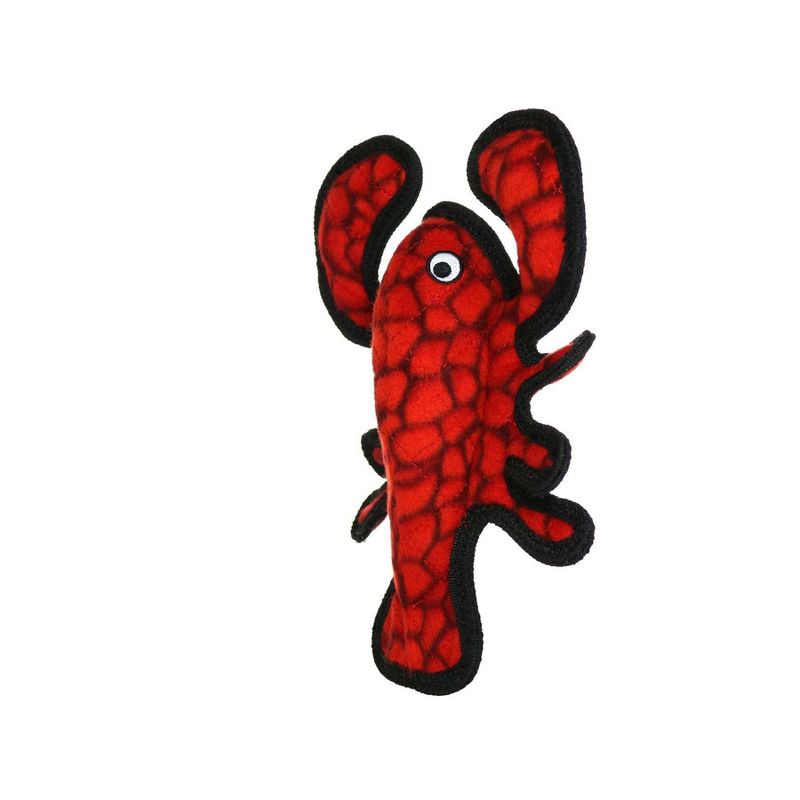 Tuffy Jr. Lobster Ocean Creatures Dog Toy - Red, 4 of 8