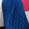 Slickblue Handmade Full/Queen Quilt Set, Soft Geometric Pattern, 2 Shams, TC Fabric, Design 1/2 - 2 of 4
