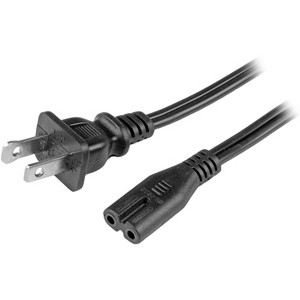 StarTech.com 10ft (3m) Laptop Power Cord, NEMA 1-15P to C7, 10A 125V, 18AWG, Laptop Replacement Power Cord, Power Brick Cable - 1 of 2