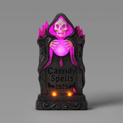 27" Premium Reaper Tombstone Halloween Decorative Prop - Hyde and EEK! Boutique™