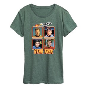 Women's - Star Trek - Retro Original Series Crew Short Sleeve Graphic T-Shirt - 1 of 4