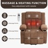 Large Lift Recliner Chair, Overstuffed Wide Recliner Chair, Side Pockets & Cup Holder, 360° Swivel Rocker Recliner, for Living Room, Home - 3 of 4
