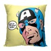 Marvel Captain America Good Work Throw Pillow 18x18 Inches - 3 of 4