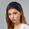 Unique Bargains Satin Knot Headband Hairband for Women 1.2 Inch Wide 1Pcs - 2 of 4