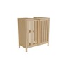 Racxily Bamboo Vanity Cabinet, Large Capacity Basin Storage with Natural Finish - 2 of 4