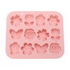 Unique Bargains Candy Making Moulds 12-Cavity Flower Butterfly Candy Mould Hand Wash 6.77"x5.67"x0.75" 1 Pc - 3 of 4