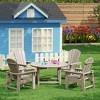 WestinTrends Malibu Kids 5-Piece HDPE Outdoor Patio Round Dining Table and Chairs Set - 2 of 4