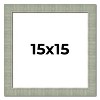 PosterPalooza | Square Sculpted Blue Picture Frame - UV Acrylic, Foam Board Backing, Hanging Hardware - 2 of 4