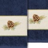 Linum Home Textiles 100% Turkish Cotton PIERRE Embellished Towel Set - 2 of 2