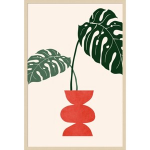 Amanti Art Sweet Days Are Blooming by Eins Kubistika Wood Framed Wall Art Print - 1 of 4