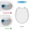 Whizmax Toilet Seat with Slow Soft Close - Easy to Install and Clean, Never Loosens - Fits Most Elongated - 4 of 4