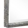 Uttermost Rectangular Vanity Accent Wall Mirror Industrial Beveled Distressed Aged Silver Frame 20 1/4" Wide for Bathroom Bedroom - 4 of 4
