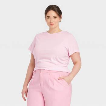 Pink - Short T-shirt New Women\'s Target Day™ : Sleeve A Xxl