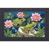 Briarwood Lane Doormat 30x18 Indoor Outdoor Frog Pond Summer For Summer Doormat - 2 of 3